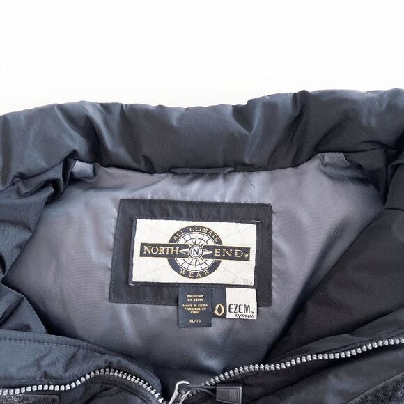 North End All Climate Wear Mens Down Filled Vest Logo Jacket Full Zip XL - Picture 3 of 6